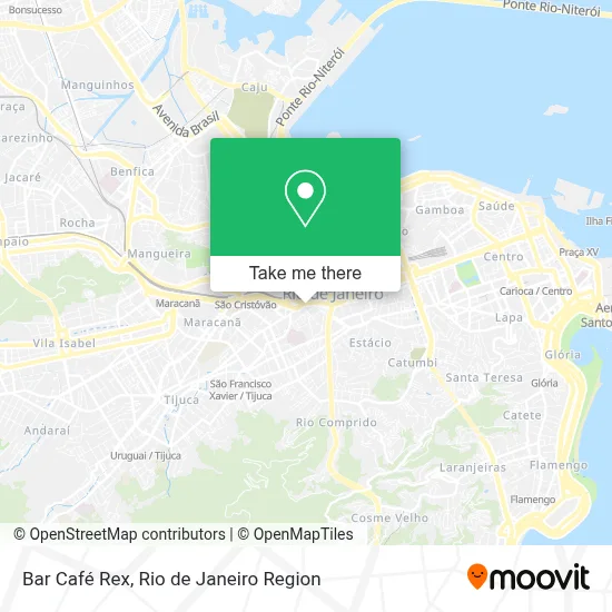 Bar Café Rex map