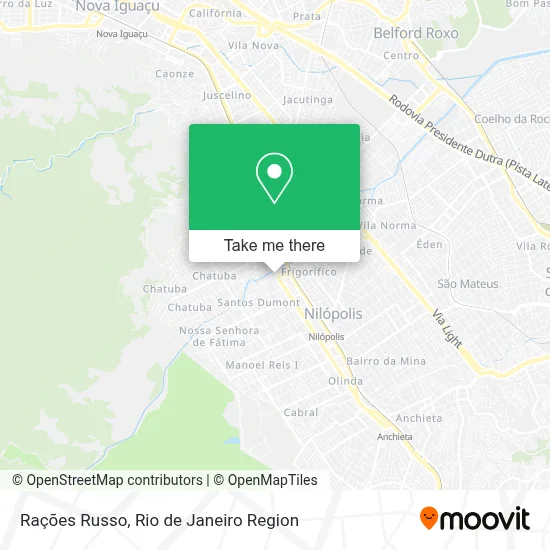 Rações Russo map