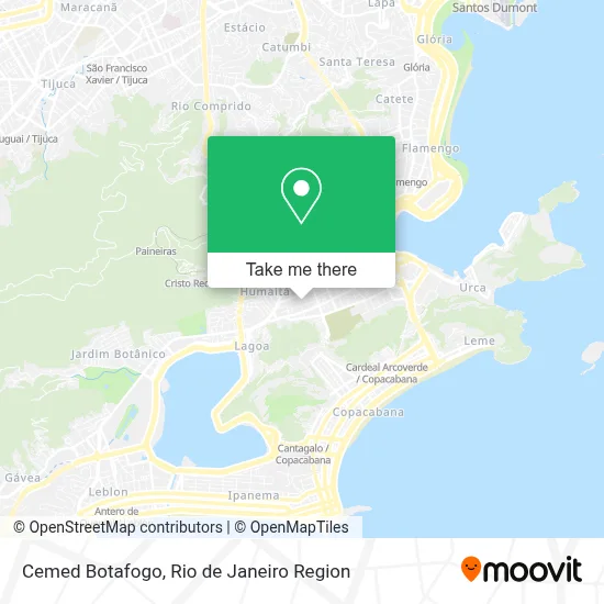 Cemed Botafogo map