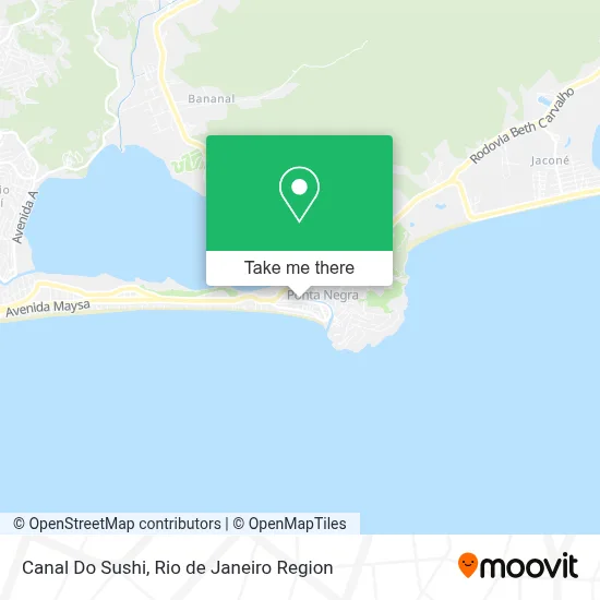 Canal Do Sushi map