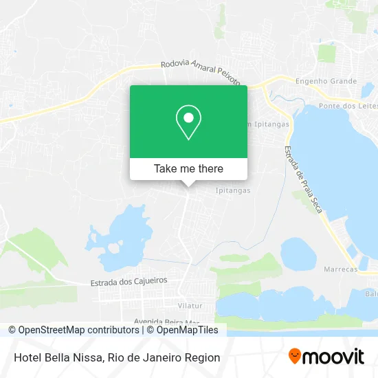 Hotel Bella Nissa map