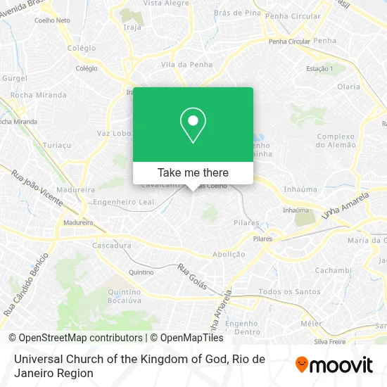 Igreja Universal Do Reino De Deus map