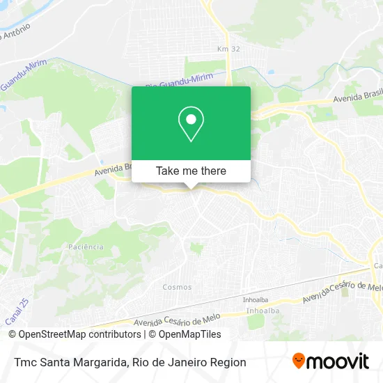 Tmc Santa Margarida map