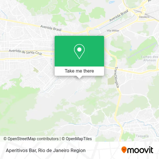Aperitivos Bar map