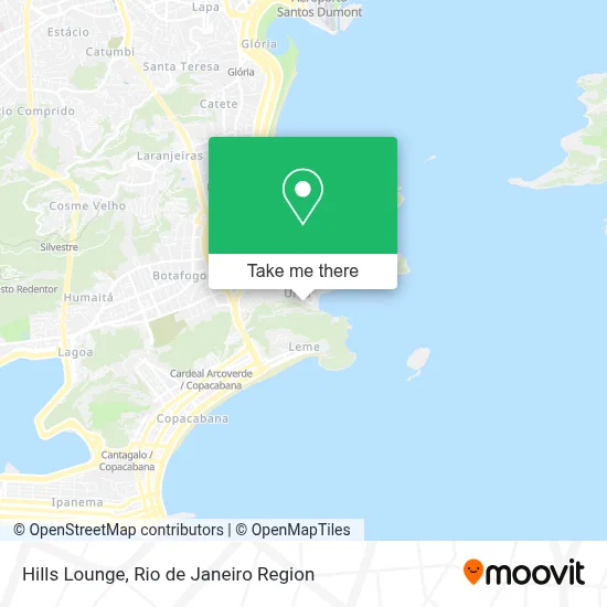 Hills Lounge map