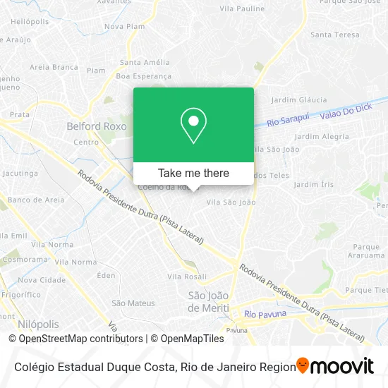 Colégio Estadual Duque Costa map