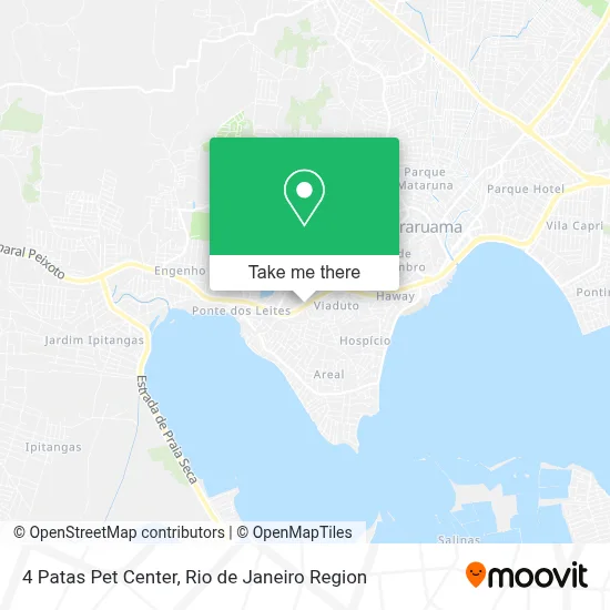 4 Patas Pet Center map