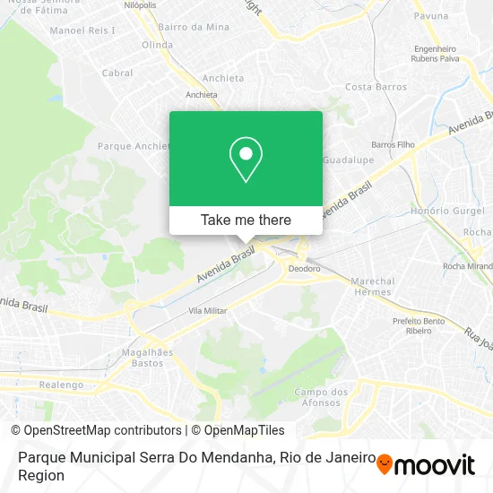 Parque Municipal Serra Do Mendanha map