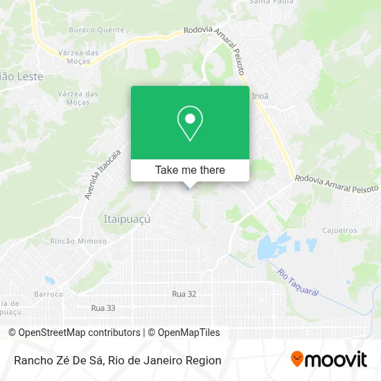 Rancho Zé De Sá map