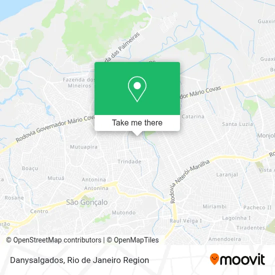 Danysalgados map