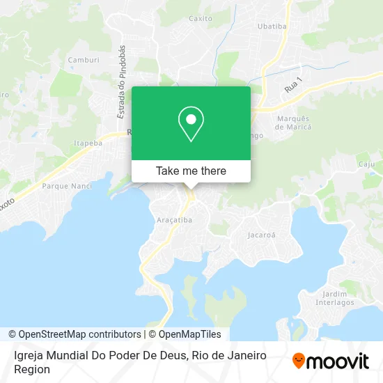 Igreja Mundial Do Poder De Deus map