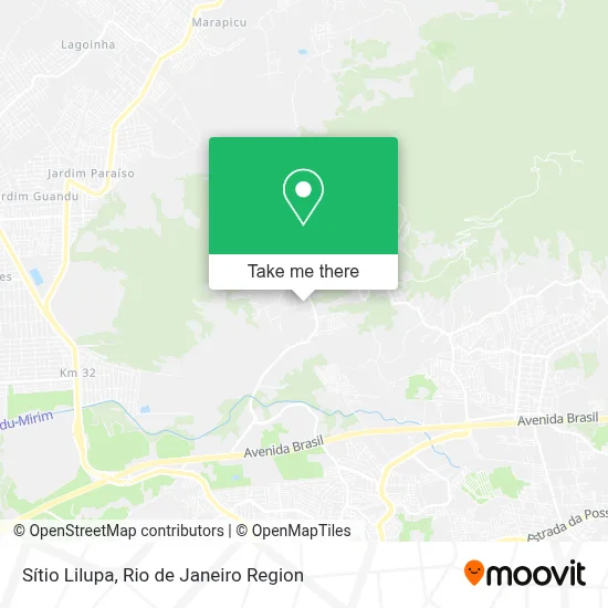 Sítio Lilupa map