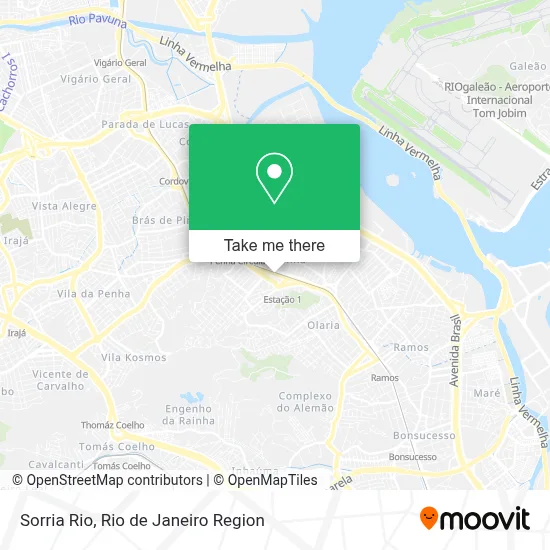 Sorria Rio map
