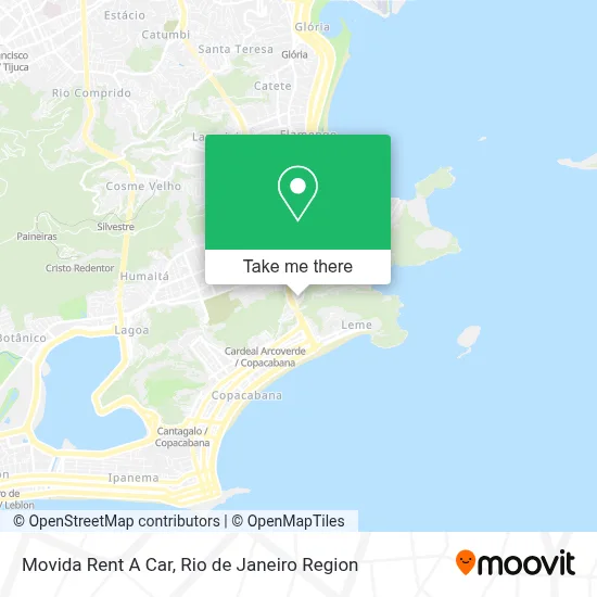 Movida Rent A Car map
