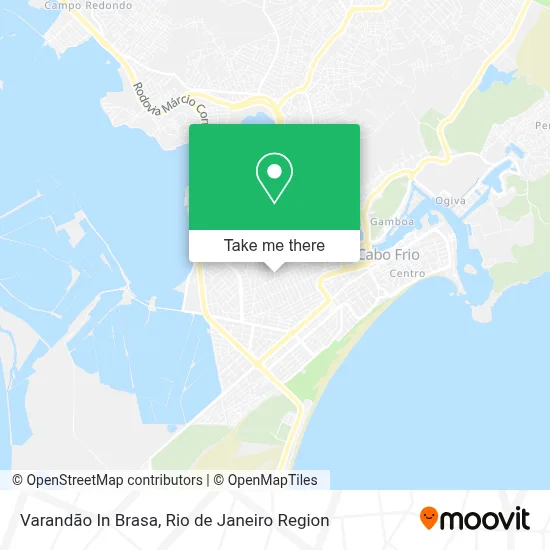 Varandão In Brasa map