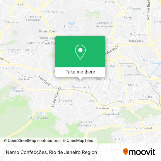 Nemo Confecções map