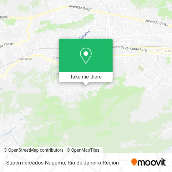 Supermercados Nagumo map