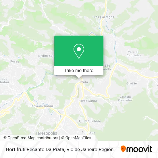 Hortifruti Recanto Da Prata map