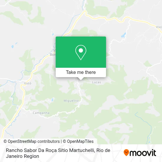 Rancho Sabor Da Roça     Sítio Martuchelli map