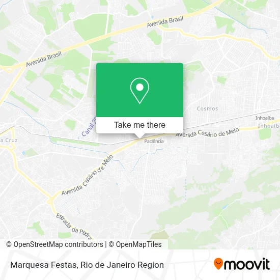 Marquesa Festas map