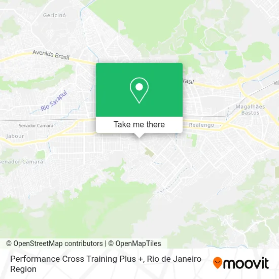 Performance Cross Training Plus + map