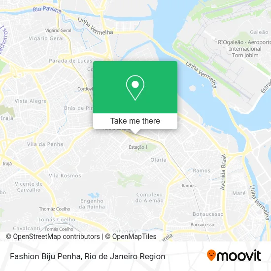 Fashion Biju Penha map