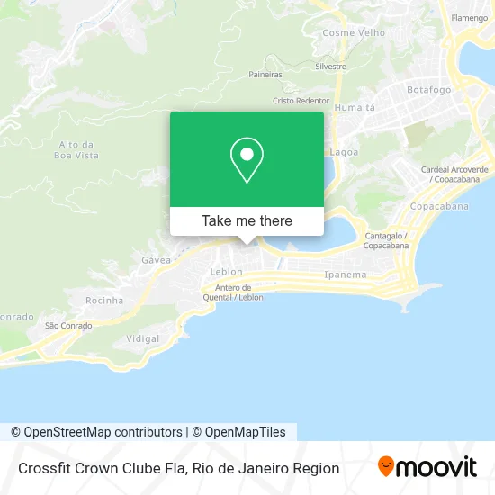 Crossfit Crown Clube Fla map