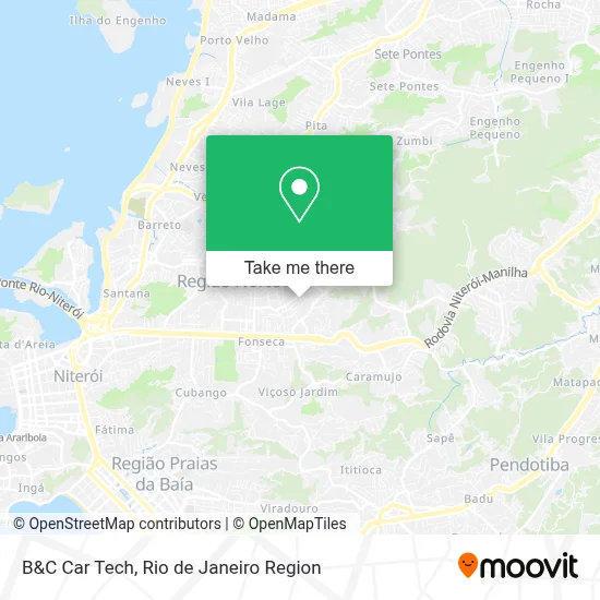 B&C Car Tech map