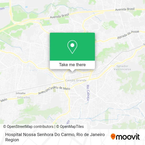 Hospital Nossa Senhora Do Carmo map
