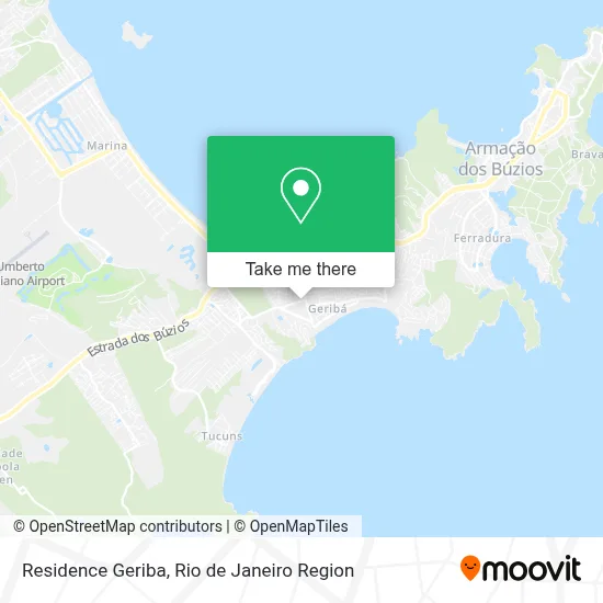 Residence Geriba map