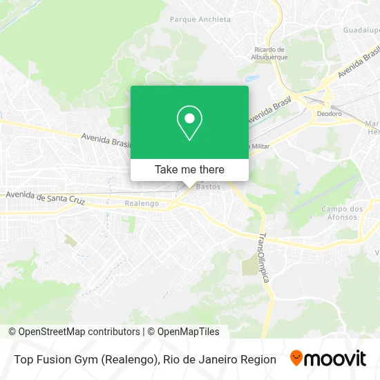 Top Fusion Gym (Realengo) map