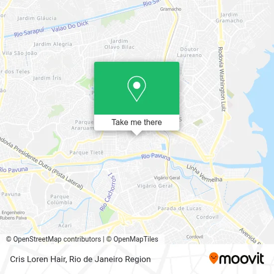 Cris Loren Hair map