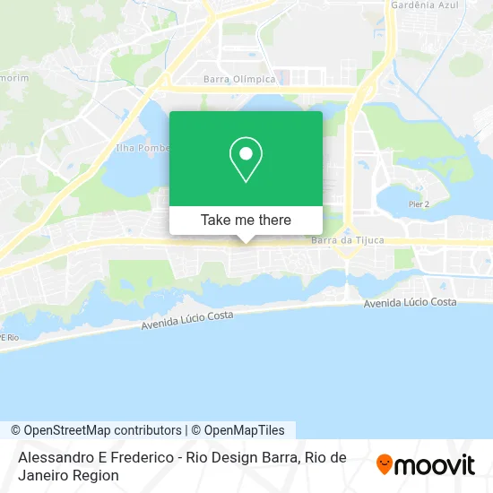 Alessandro E Frederico - Rio Design Barra map