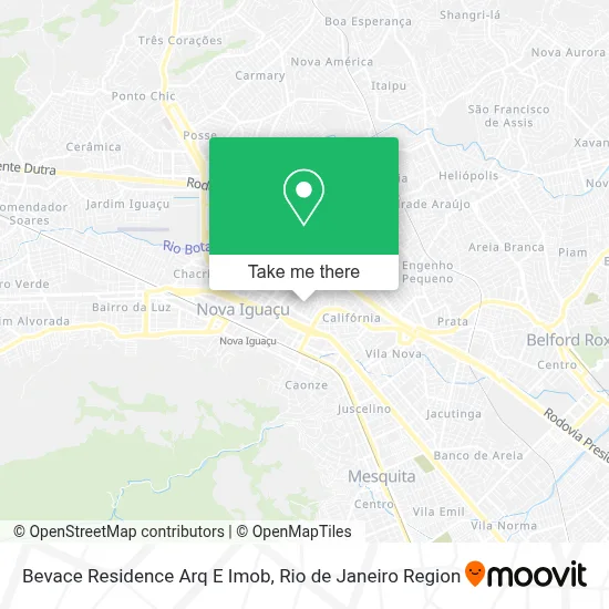 Bevace Residence Arq E Imob map