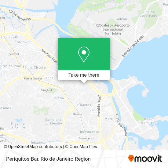 Periquitos Bar map