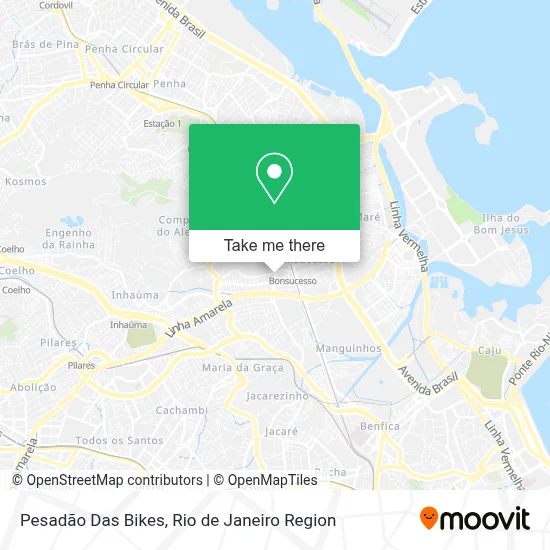 Pesadão Das Bikes map