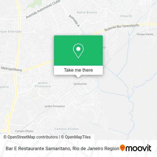 Bar E Restaurante Samaritano map