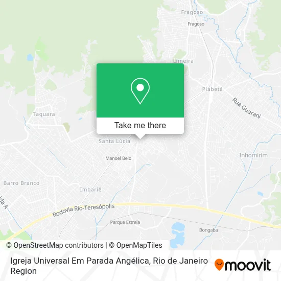 Igreja Universal Em Parada Angélica map