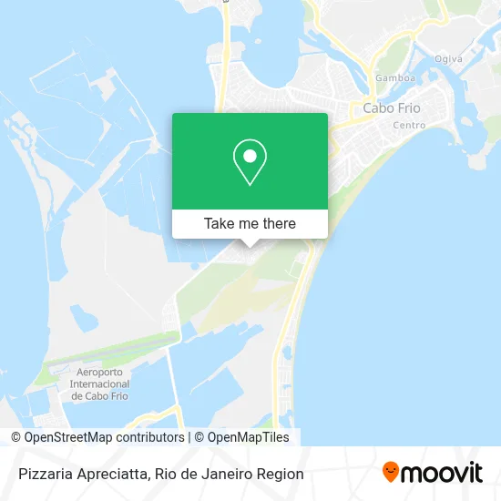 Pizzaria Apreciatta map