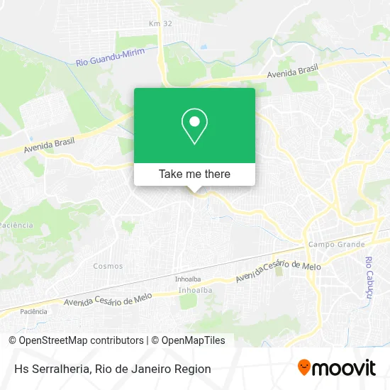 Hs Serralheria map