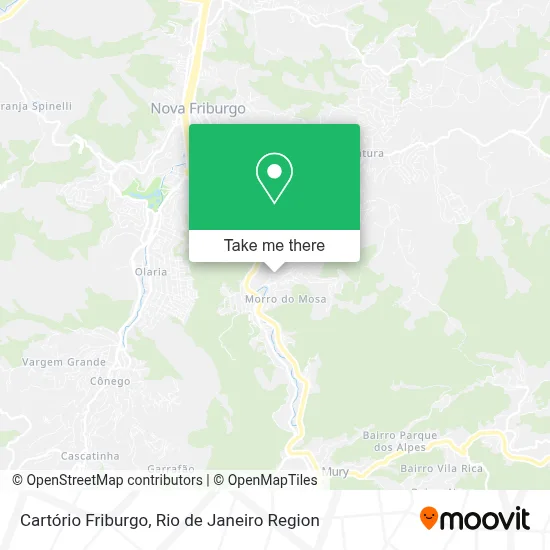 Cartório Friburgo map