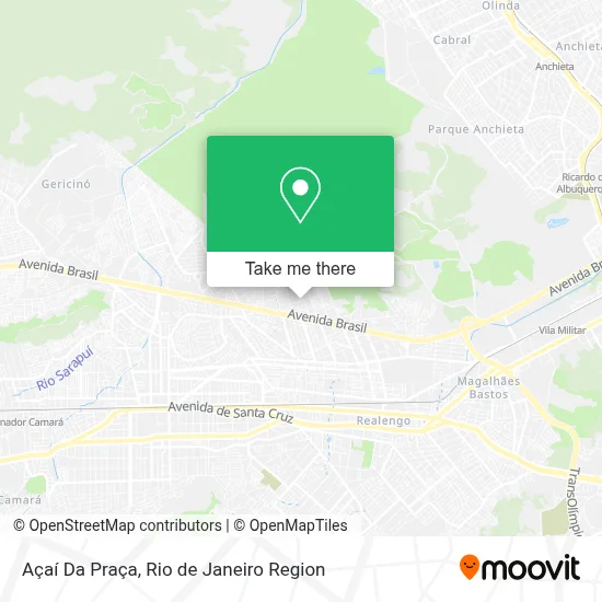 Açaí Da Praça map
