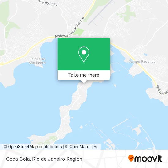Coca-Cola map