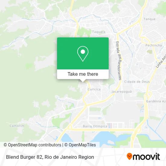 Blend Burger 82 map