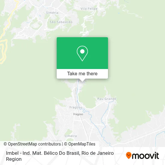 Imbel - Ind. Mat. Bélico Do Brasil map