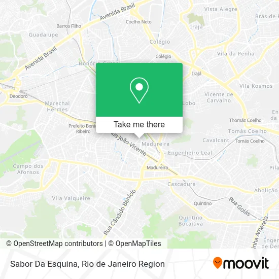 Sabor Da Esquina map