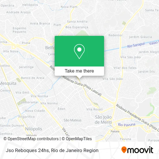 Jso Reboques 24hs map