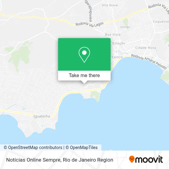 Notícias Online Sempre map