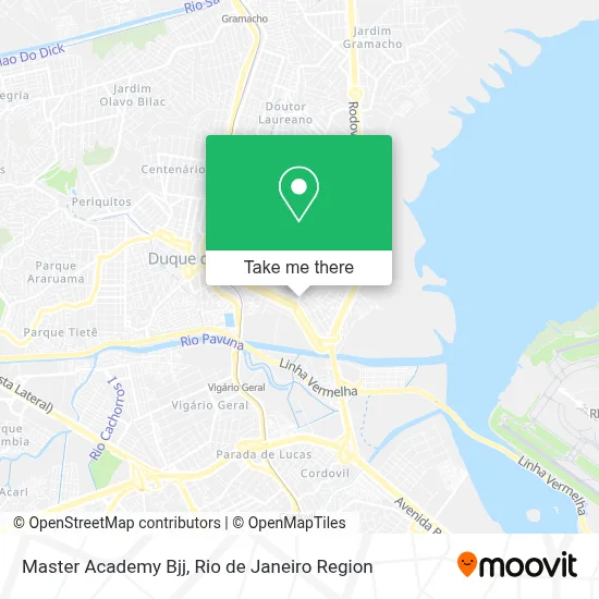 Master Academy Bjj map