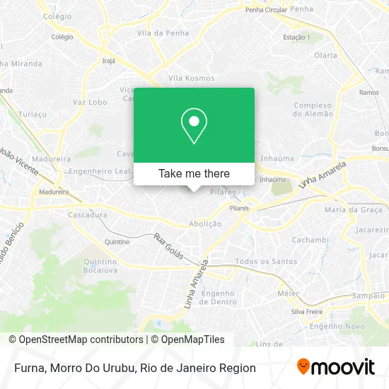 Furna, Morro Do Urubu map